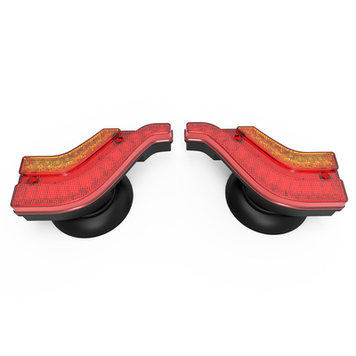 Custom Tail Led Trailer Lighting Kit Magnetic Wireless Trailer Light With Portable Plastic Box