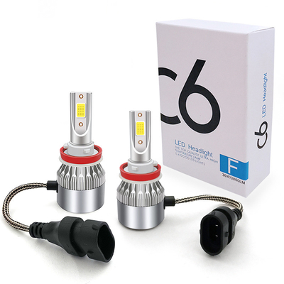 Auto C6 Led Headlight Bulbs 9005 H7 C6 Led Head Lamp