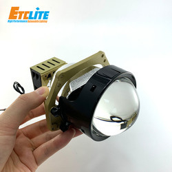 3in Led Light In Projector Lens , H9 H8 9600LM Low Beam Headlight Bulb