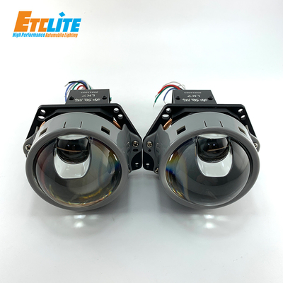 70W 9600Lm 3Inch Bi Led Laser Projector Lens Headlight For Universal Car With High And Low Beam
