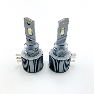Aluminum Car Led Head Light Canbus Fan Cooling Ip68 Waterproof H15 Auto Front Led Headlight