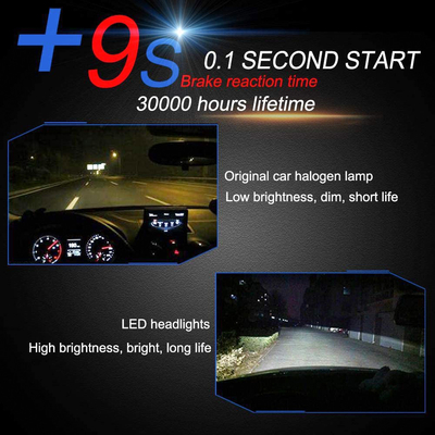 Auto C6 Led Headlight Bulbs 9005 H7 C6 Led Head Lamp