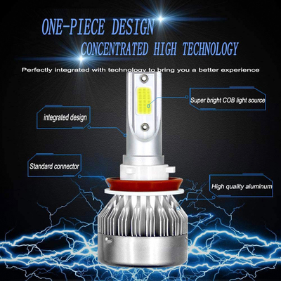 Auto C6 Led Headlight Bulbs 9005 H7 C6 Led Head Lamp