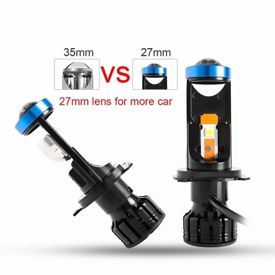 Commerce de gros H4 Mini Bi Led Projecteur Lentille Auto Voiture Led Ampoules De Phare 40W