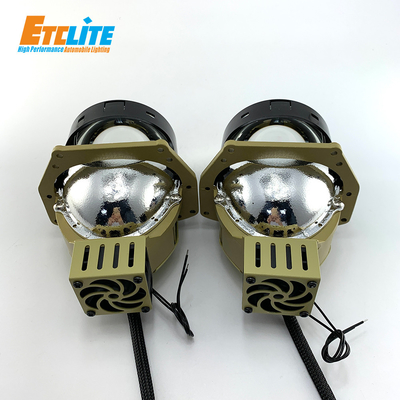 3in Led Light In Projector Lens , H9 H8 9600LM Low Beam Headlight Bulb